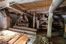 Jõgeva mõisa vesiveski veskiseadmed Juuli 2017