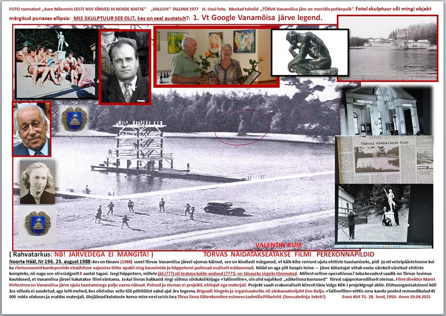 Vanamõisa hüppetorni lugu. Enno Kirt, 2025. a.