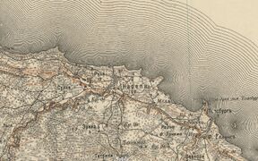 Karepa veski ümbrus 20. saj algul; 2-verstakaart