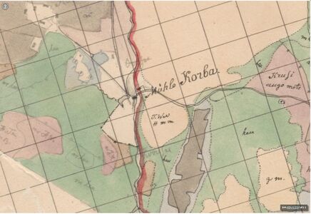 Korba veski 19. sajandi lõpus